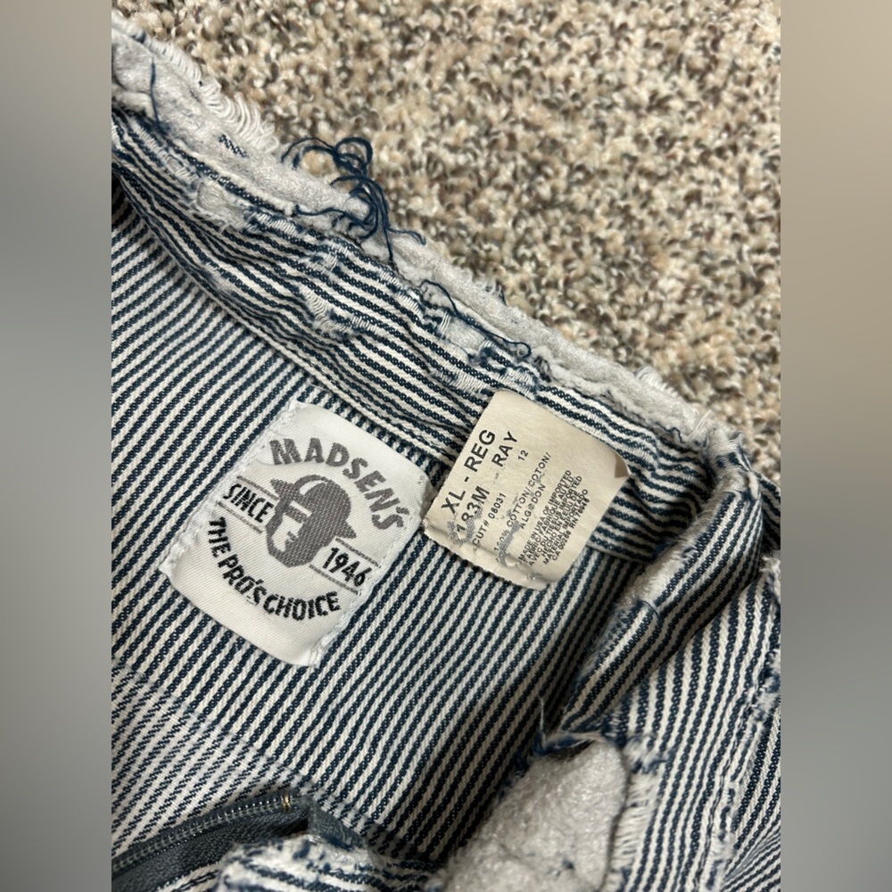 Distressed Hickory Logger shirt, from Madsen’s ( PNW Logging outfitter ) XL. - Picture 4 of 4